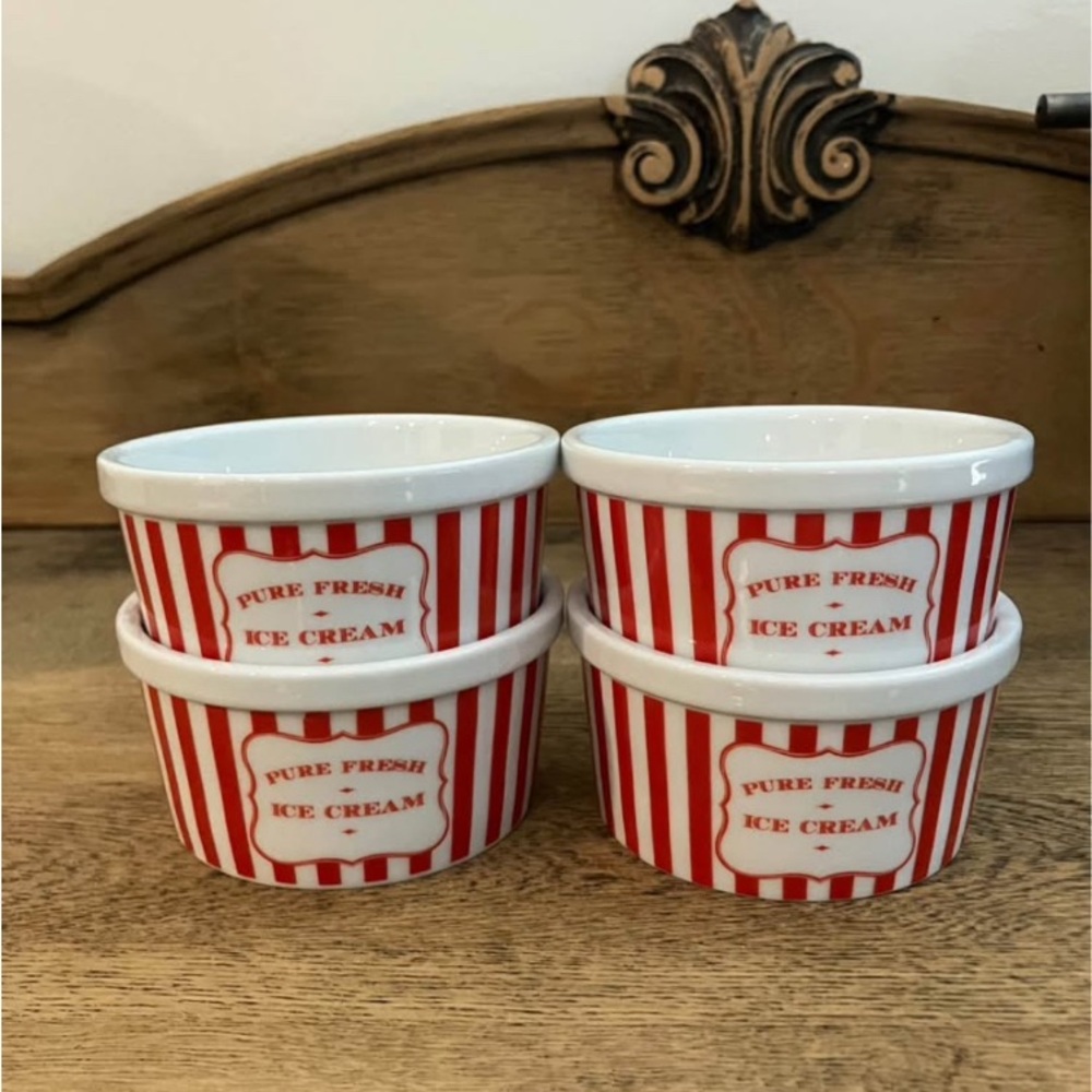 Robert Gordon Fresh Ice Cream Dish Bowls (Set of four
(4))